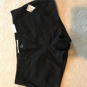 Black short shorts